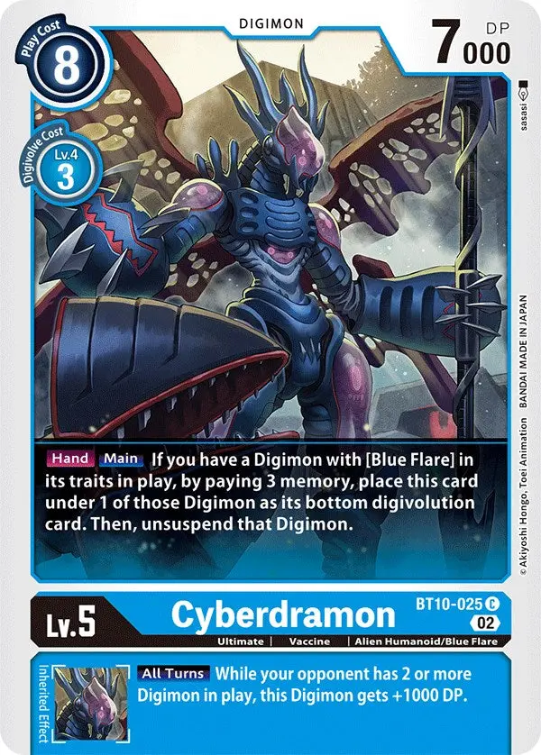 Cyberdramon [Bt10-025] [Xros Encounter] 1