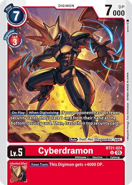 Cyberdramon [Bt21-024] [World Convergence] 1