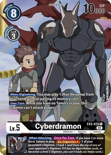 Cyberdramon [Ex2-035] (Alternate Art) [Digital Hazard] 1