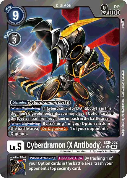Cyberdramon [Ex8-052] (X Antibody) (Limited Foil) [Chain Of Liberation] 1