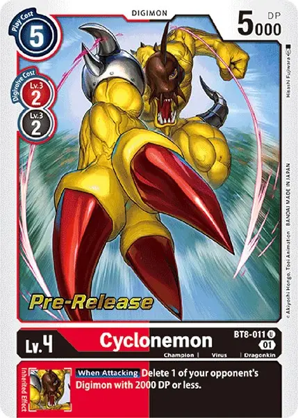 Cyclonemon [Bt8-011] [New Awakening Pre-Release Cards] 1