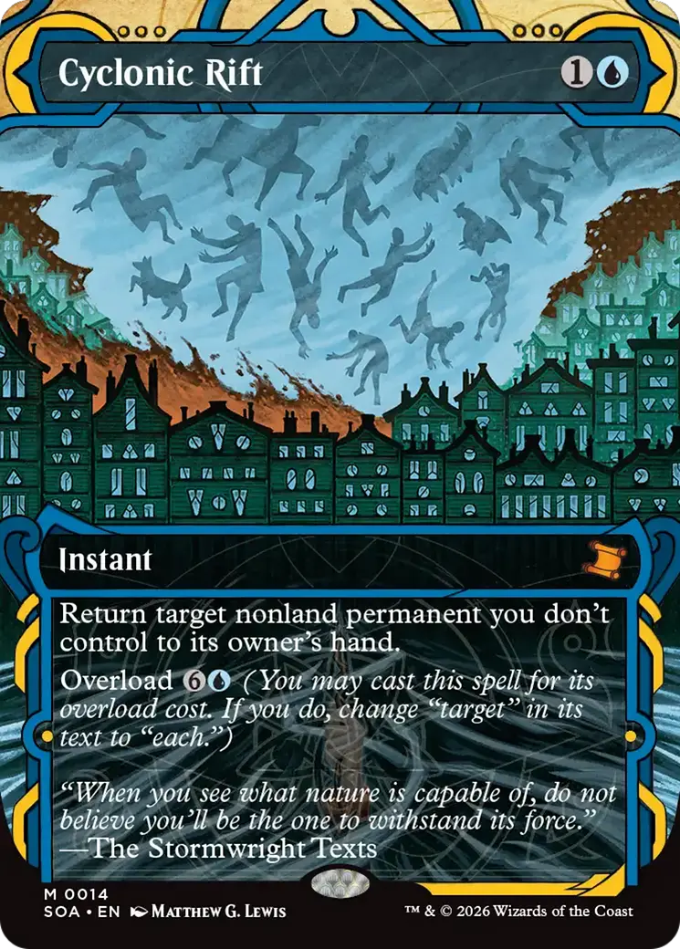 Cyclonic Rift [Secrets Of Strixhaven: Mystical Archive] 1