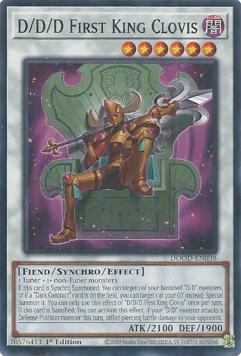 D/D/D First King Clovis [Dood-En038] Common 1