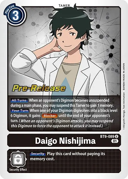 Daigo Nishijima [Bt9-089] [X Record Pre-Release Promos] 1