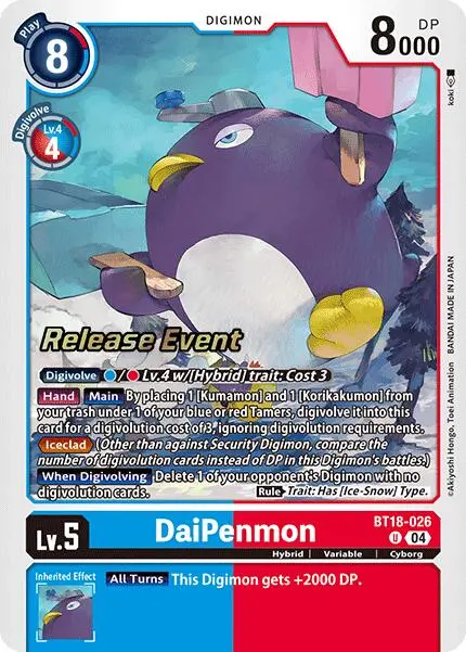 Daipenmon [Bt18-026] [Release Special Booster Ver.2.0 Promos] 1