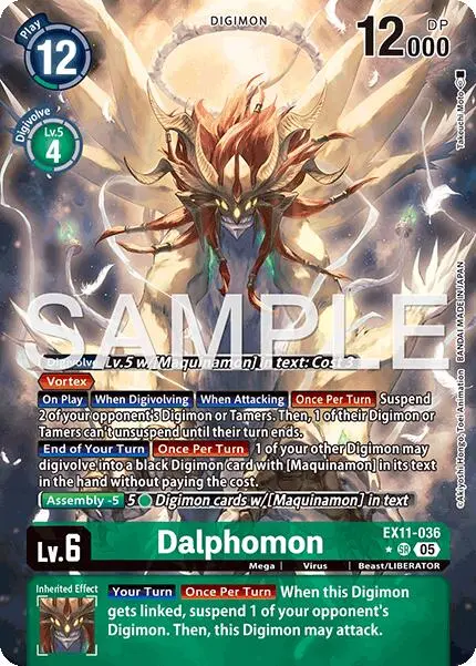 Dalphomon [Ex11-036] (Alternate Art) [Dawn Of Liberator] 1