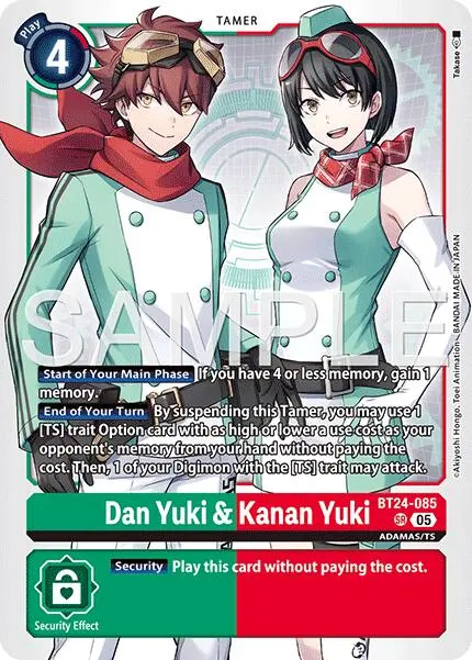 Dan Yuki & Kanan Yuki [Bt24-085] [Time Stranger] 1