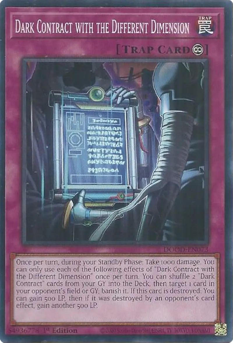 Dark Contract With The Different Dimension [Dood-En073] Common 1