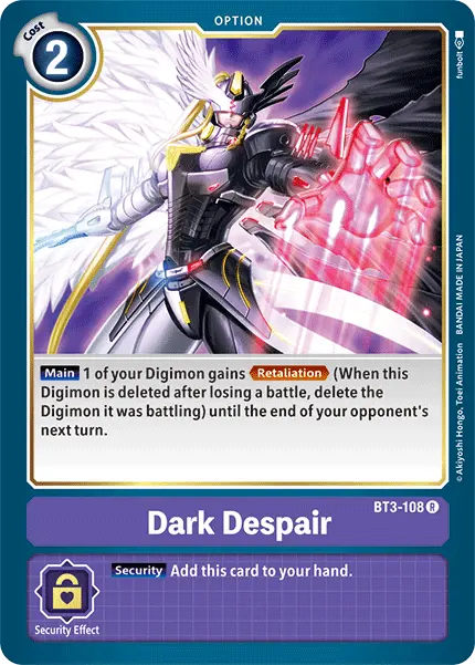 Dark Despair [Bt3-108] [Release Special Booster Ver.1.5] 1
