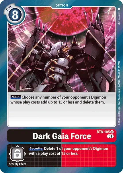 Dark Gaia Force [Bt8-105] [New Awakening] 1