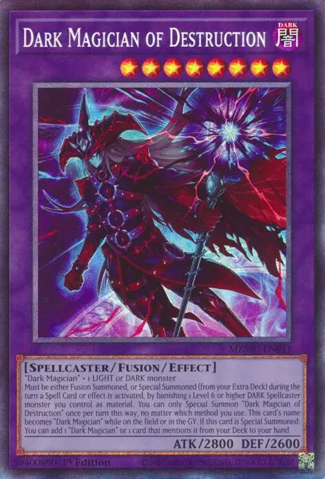 Dark Magician Of Destruction (Collector's Rare) [Mzmu-En011] Collector's Rare 1