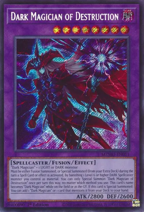 Dark Magician Of Destruction [Mzmu-En011] Secret Rare 1