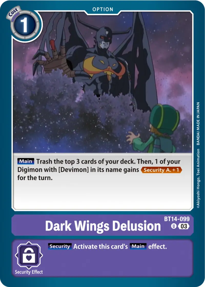 Dark Wings Delusion [Bt14-099] [Blast Ace] 1