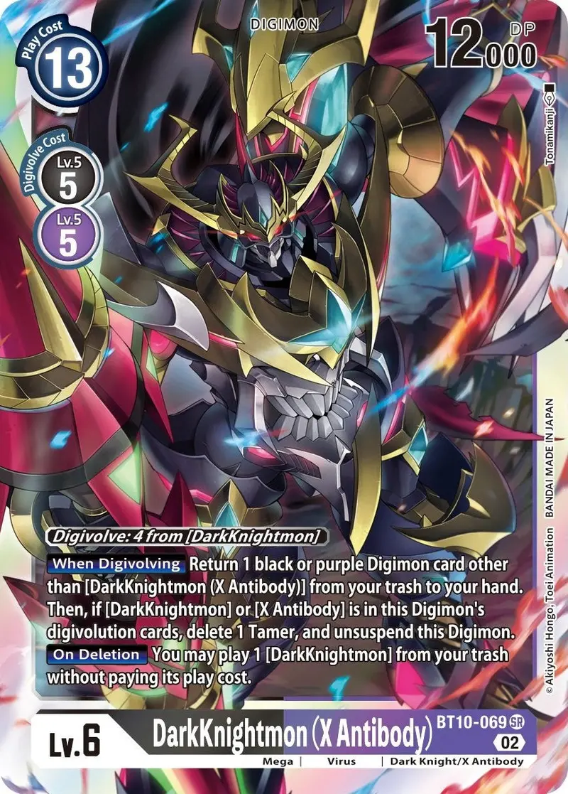 Darkknightmon (X Antibody) [Bt10-069] [Xros Encounter] 1