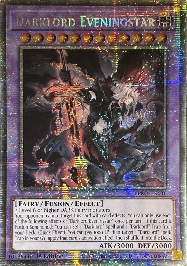 Darklord Eveningstar (Starlight Rare) [Bpro-En036] Starlight Rare 1