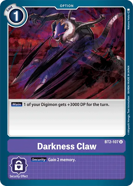 Darkness Claw [Bt2-107] [Release Special Booster Ver.1.0] 1
