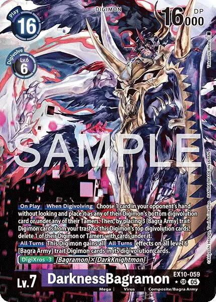 Darknessbagramon [Ex10-059] (Alternate Art) [Sinister Order] 1