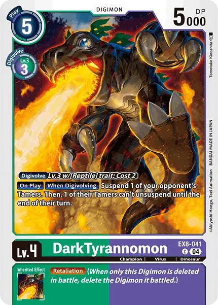 Darktyrannomon [Ex8-041] [Chain Of Liberation] 1