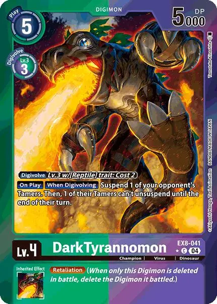 Darktyrannomon [Ex8-041] (Limited Foil) [Chain Of Liberation] 1