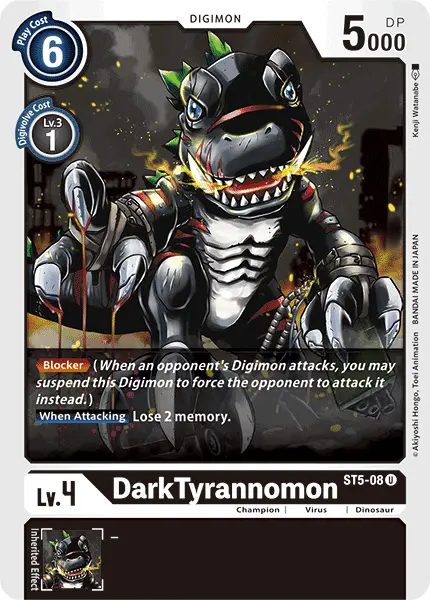 Darktyrannomon [St5-08] [Starter Deck: Machine Black] 1