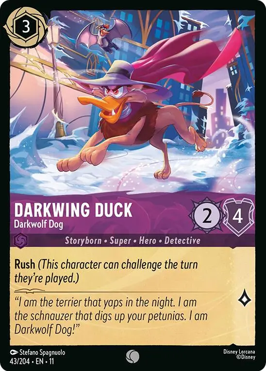Darkwing Duck - Darkwolf Dog (43/204) [Winterspell] 1