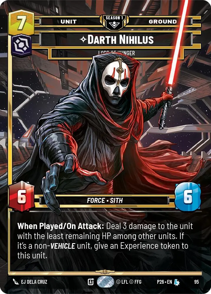 Darth Nihilus - Lord Of Hunger (95) (95) [Sector And Regional Promos: Season 1] 1