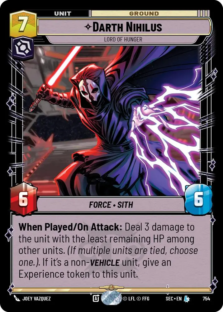 Darth Nihilus - Lord Of Hunger (Foil) (754) (754) [Secrets Of Power] 1