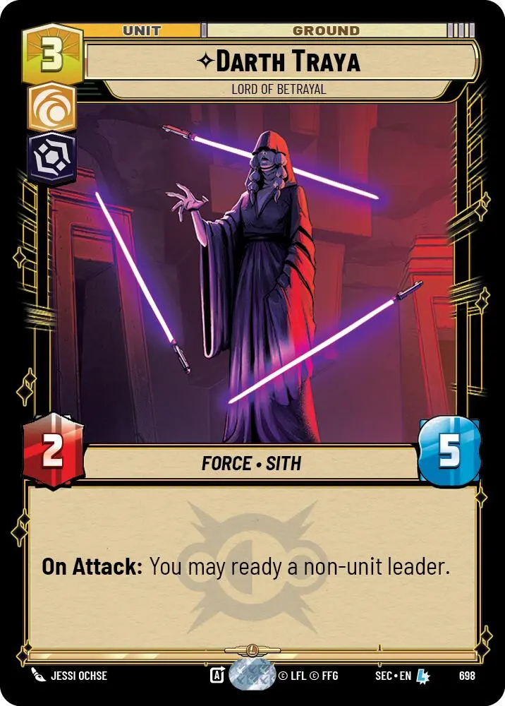 Darth Traya - Lord Of Betrayal (Foil) (698) (698) [Secrets Of Power] 1