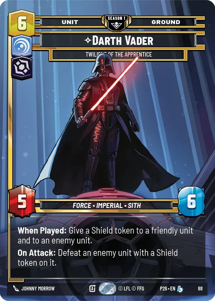 Darth Vader - Twilight Of The Apprentice (88) (88) [Sector And Regional Promos: Season 1] 1