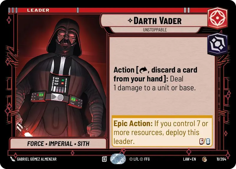 Darth Vader - Unstoppable (11/264) (11/264) [A Lawless Time] 1