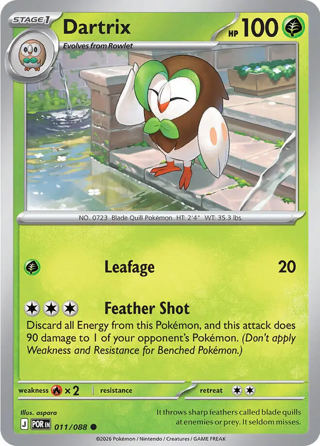 Dartrix (011/088) [Mega Evolution: Perfect Order] 1