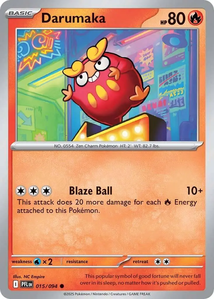 Darumaka (015/094) [Mega Evolution: Phantasmal Flames] 1