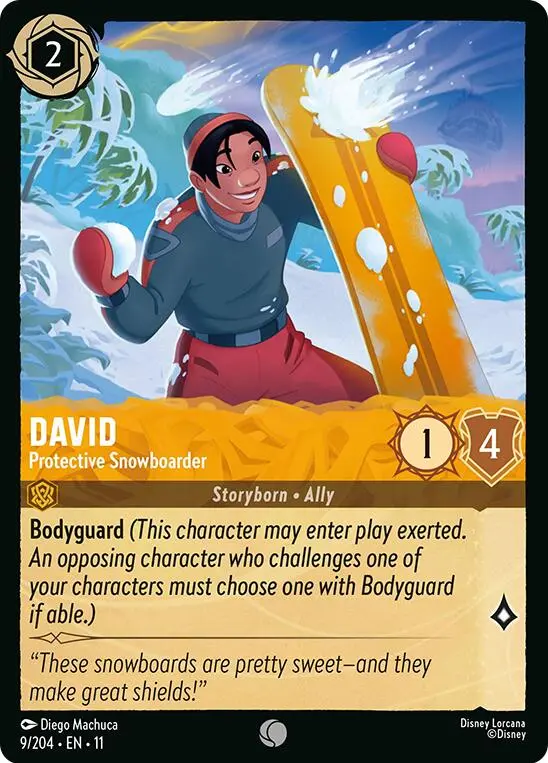 David - Protective Snowboarder (9/204) [Winterspell] 1