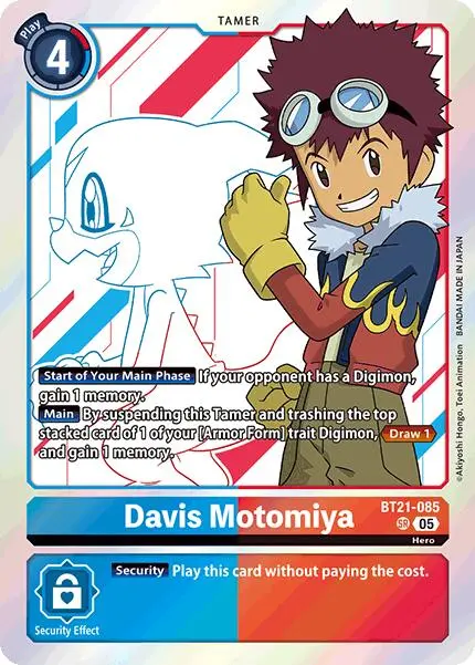 Davis Motomiya [Bt21-085] [World Convergence] 1
