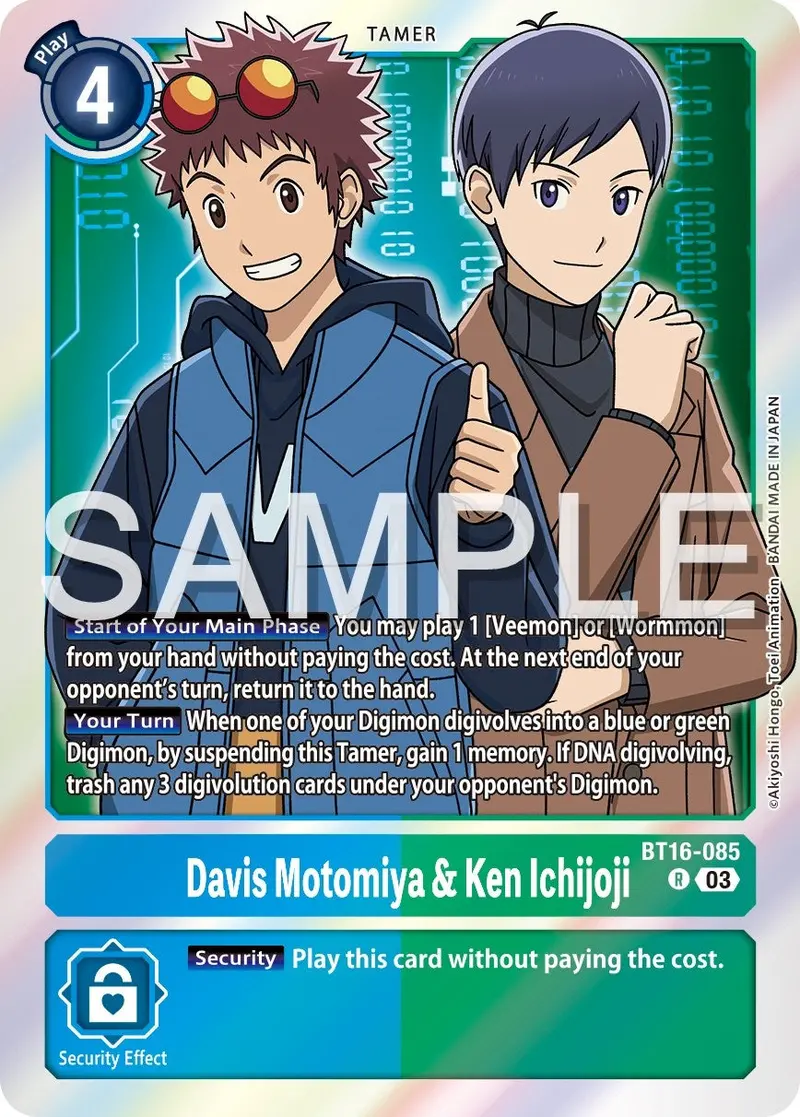 Davis Motomiya & Ken Ichijoji [Bt16-085] [Beginning Observer] 1