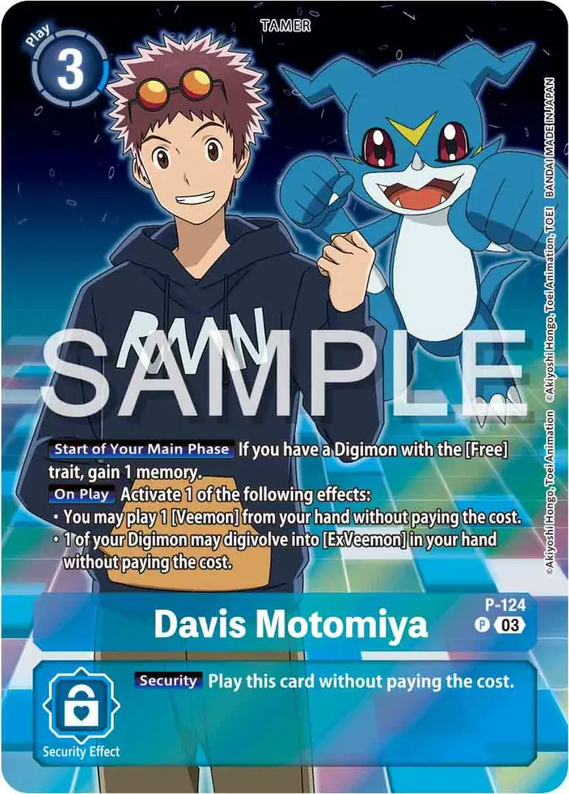 Davis Motomiya [P-124] (Digimon Adventure 02: The Beginning Set) [Promotional Cards] 1