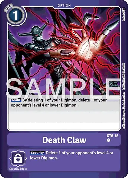 Death Claw [St6-15] (Limited Card Pack -Billion Bullet-) [Limited Card Pack -Billion Bullet-] 1