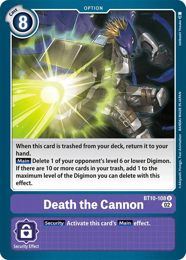 Death The Cannon [Bt10-108] [Xros Encounter] 1