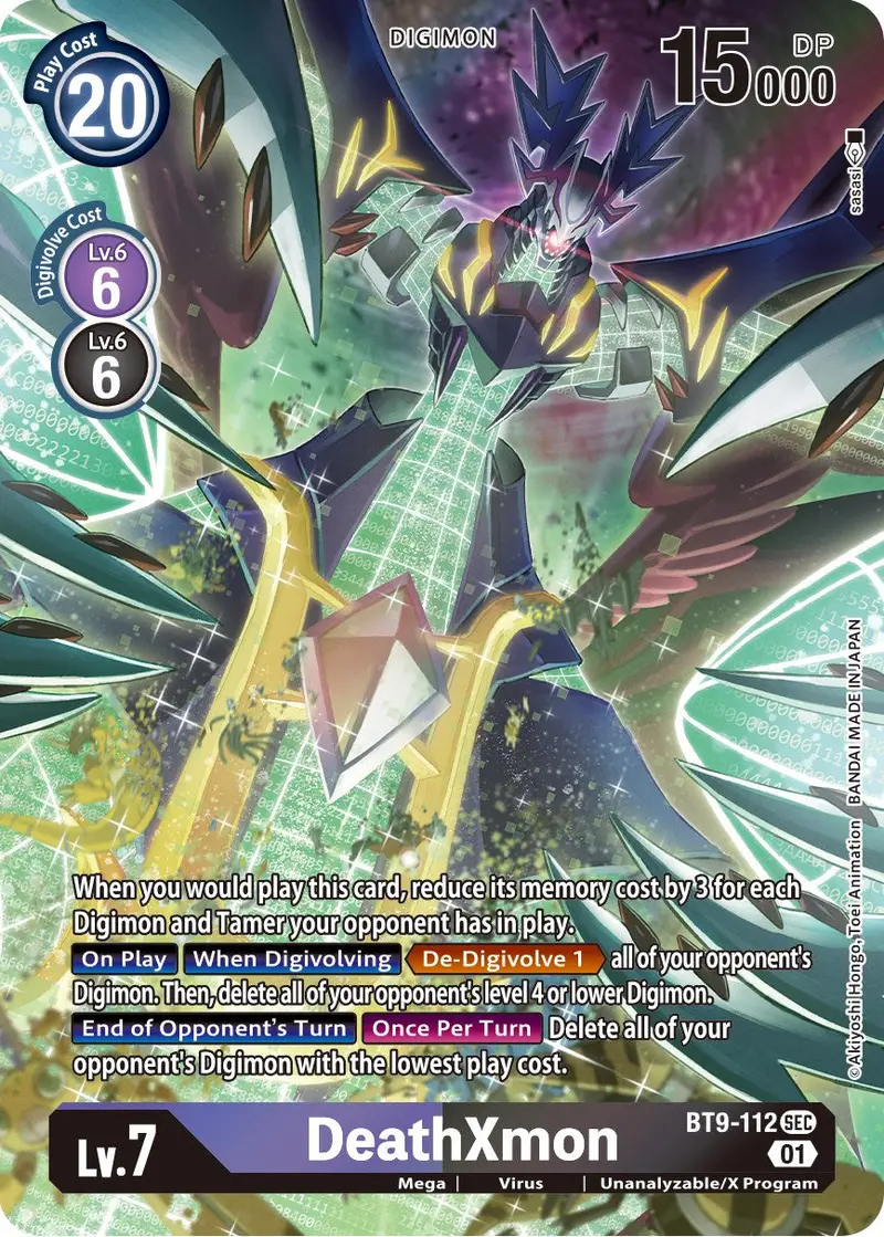 Deathxmon [Bt9-112] (Alternate Art) [X Record] 1