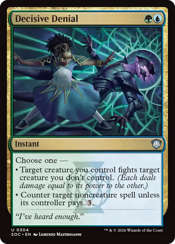 Decisive Denial [Secrets Of Strixhaven Commander] 1
