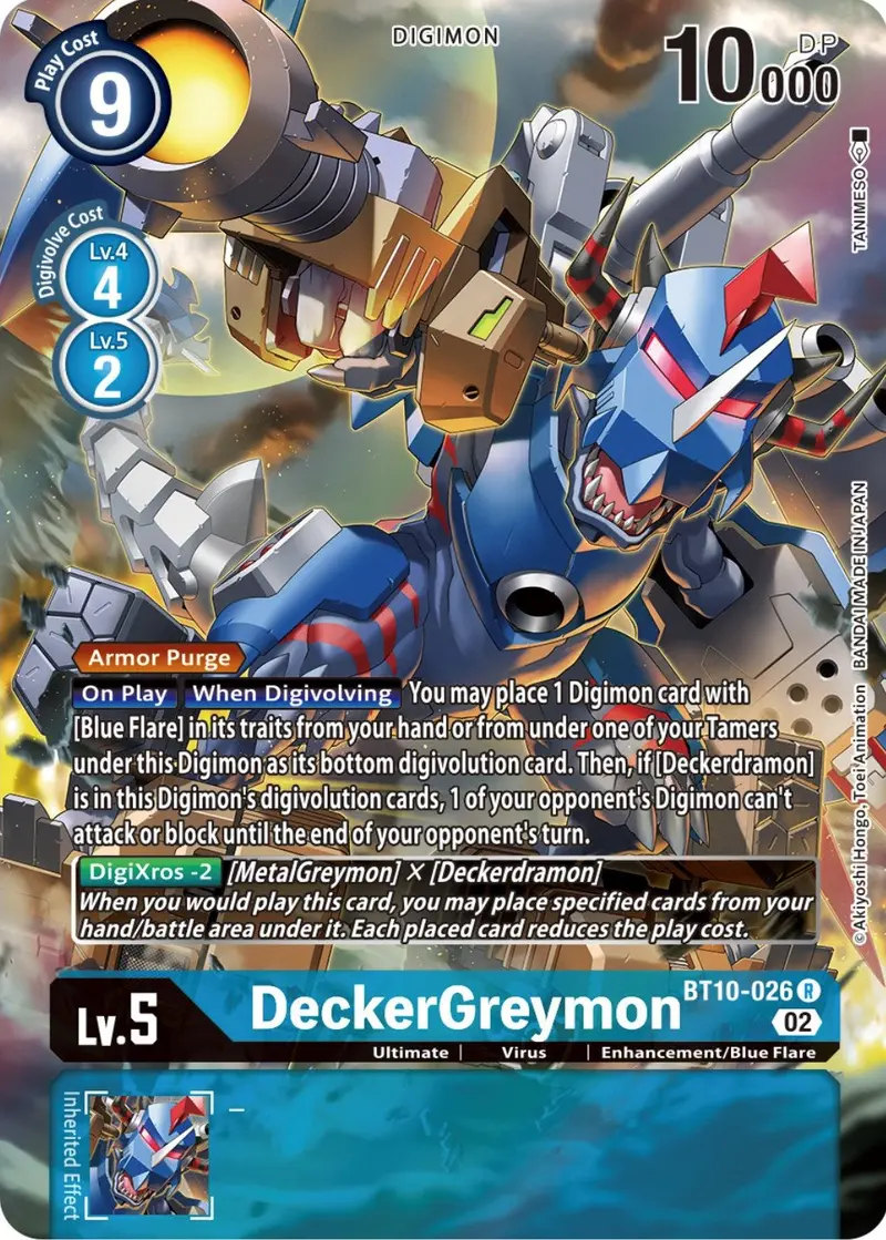Deckergreymon [Bt10-026] (Alternate Art) [Xros Encounter] 1