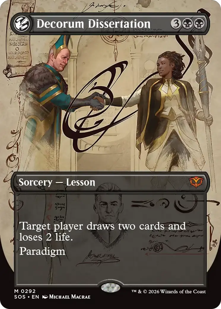 Decorum Dissertation (Borderless) [Secrets Of Strixhaven] 1