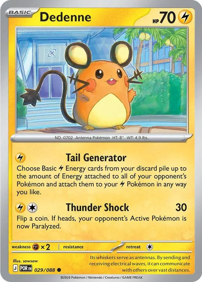 Dedenne (029/088) [Mega Evolution: Perfect Order] 1