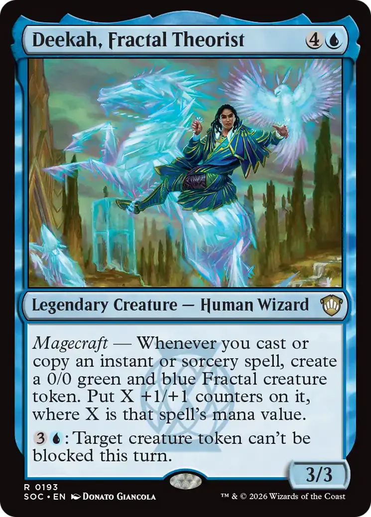 Deekah, Fractal Theorist [Secrets Of Strixhaven Commander] 1
