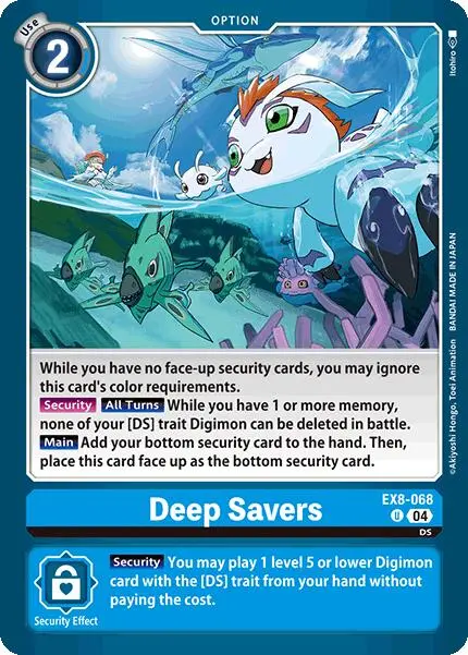 Deep Savers [Ex8-068] [Chain Of Liberation] 1