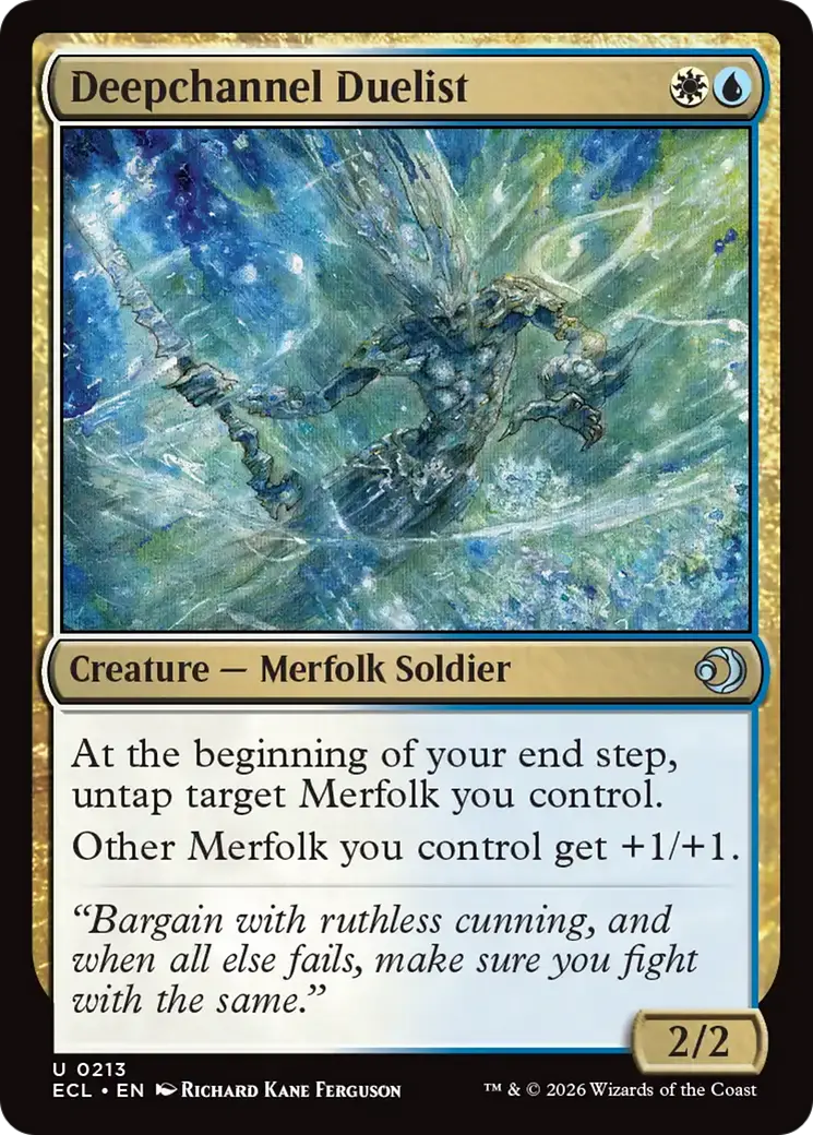 Deepchannel Duelist [Lorwyn Eclipsed] 1