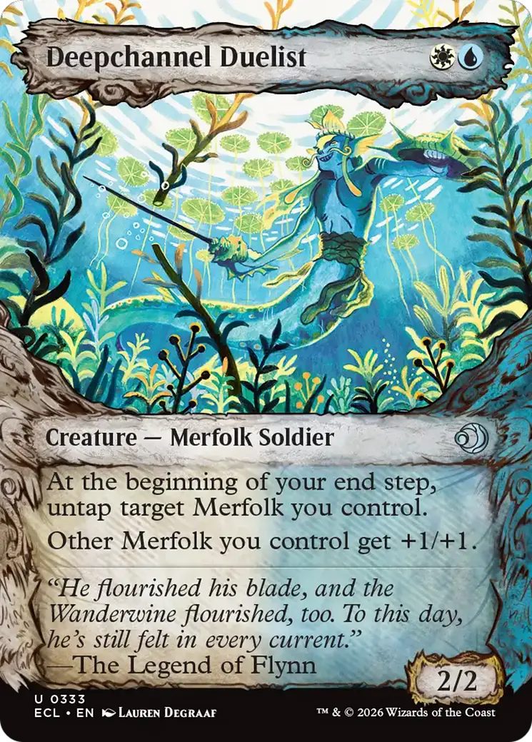 Deepchannel Duelist (Showcase) [Lorwyn Eclipsed] 1