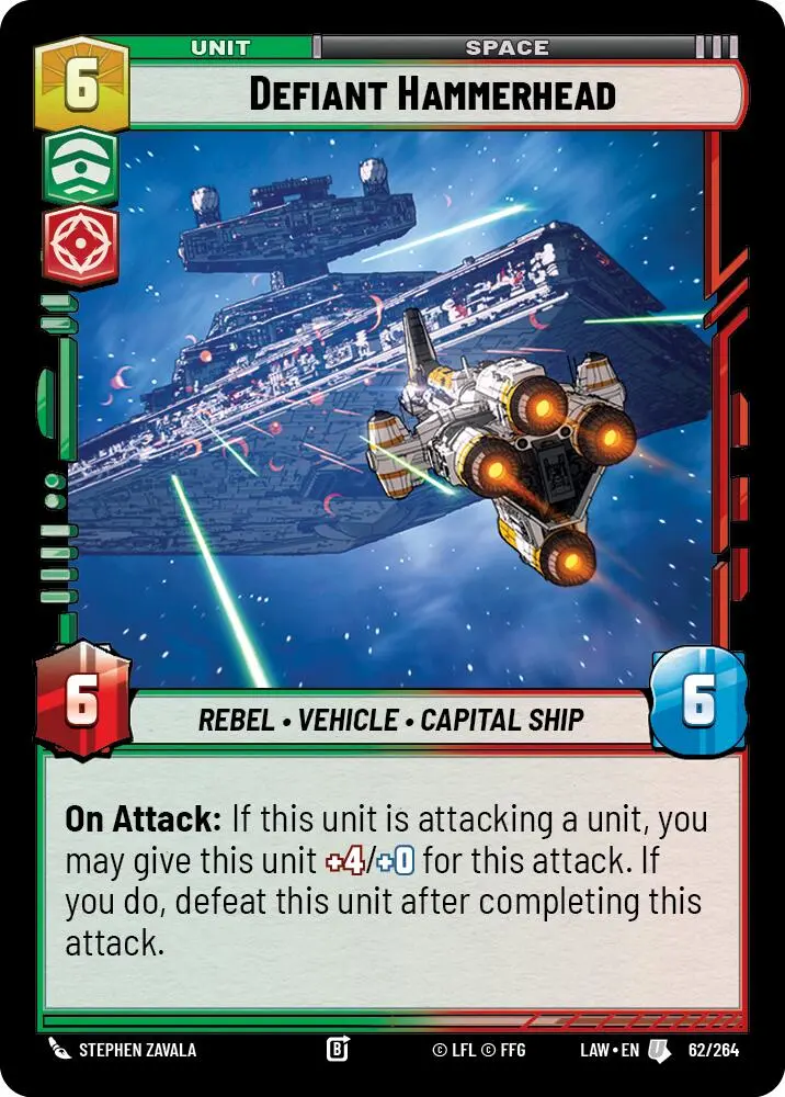 Defiant Hammerhead (62/264) (62/264) [A Lawless Time] 1