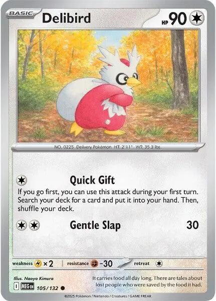 Delibird (105/132) [Mega Evolution: Base Set] 1