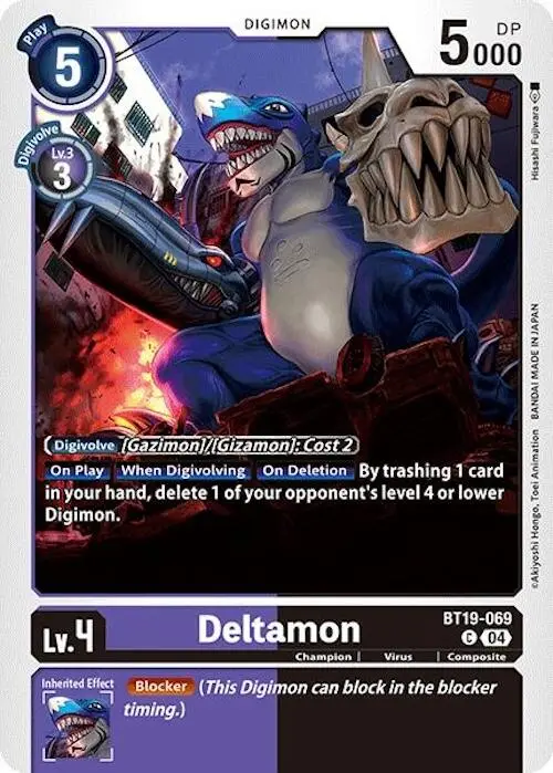 Deltamon [Bt19-069] [Release Special Booster Ver.2.0] 1